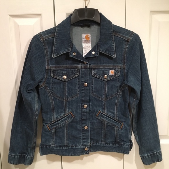 carhartt women's brewster denim jacket